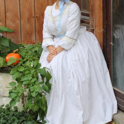 Tenue De jour / De promenade 19ème siècle (jeune fille)